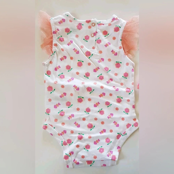 Nannette Baby Girl 2 Piece Set 1 Bodysuits, 1 Legging Size 6/9 M - Picture 5 of 7